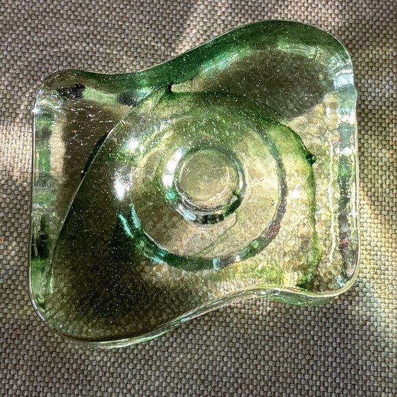 Swedish Glass Candle Holder by Glasbruk - Picture 6 of 8